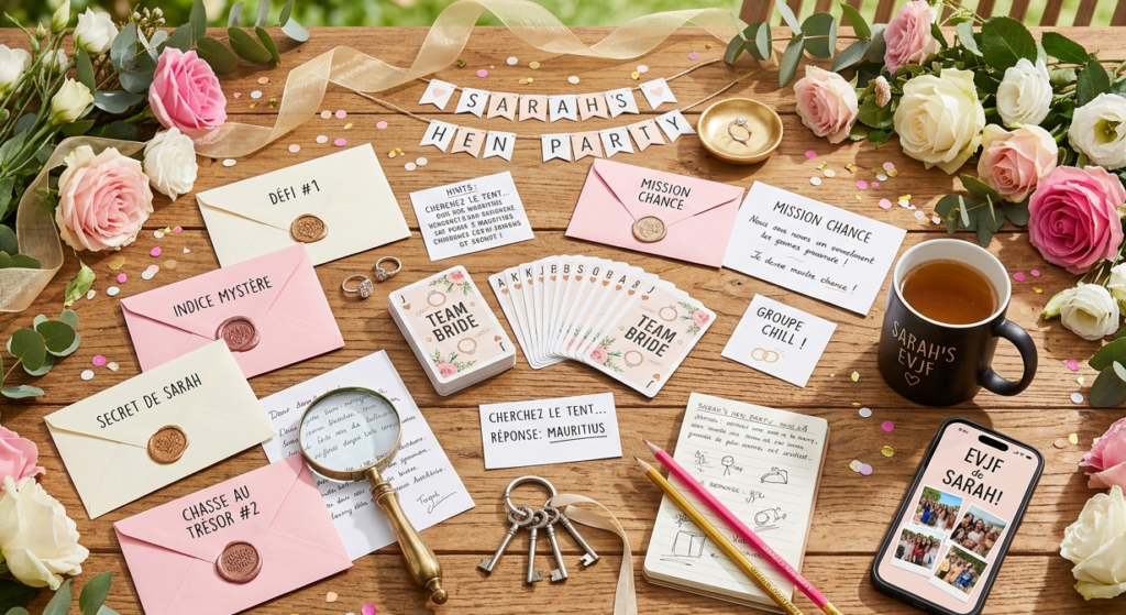 Activité originale EVJF escape game Alascape