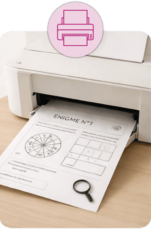 Imprimer l'escape game