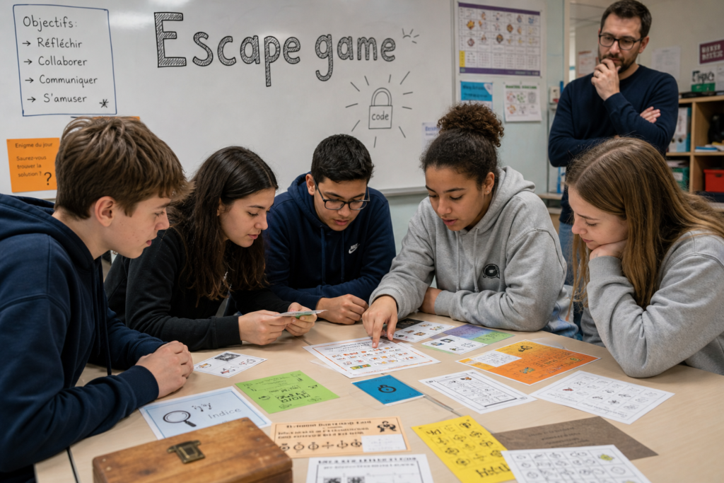Créer son escape game pédagogique en classe à l'école