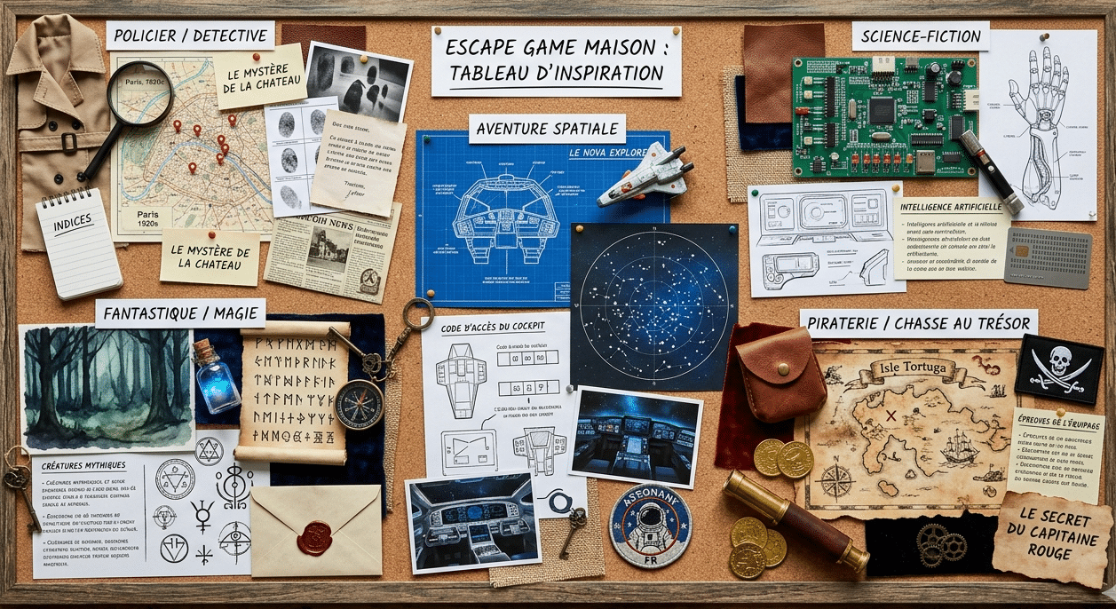 Créer son escape game choisir le thème