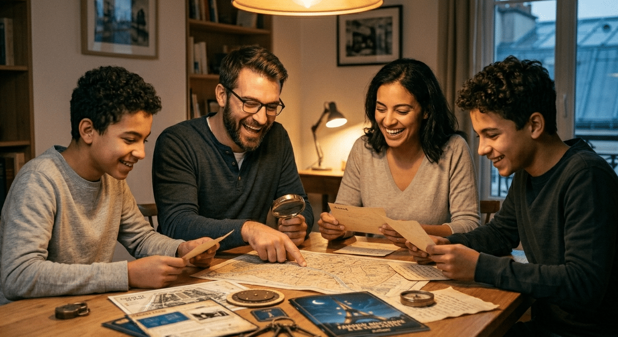 Escape game historique en famille à la maison
