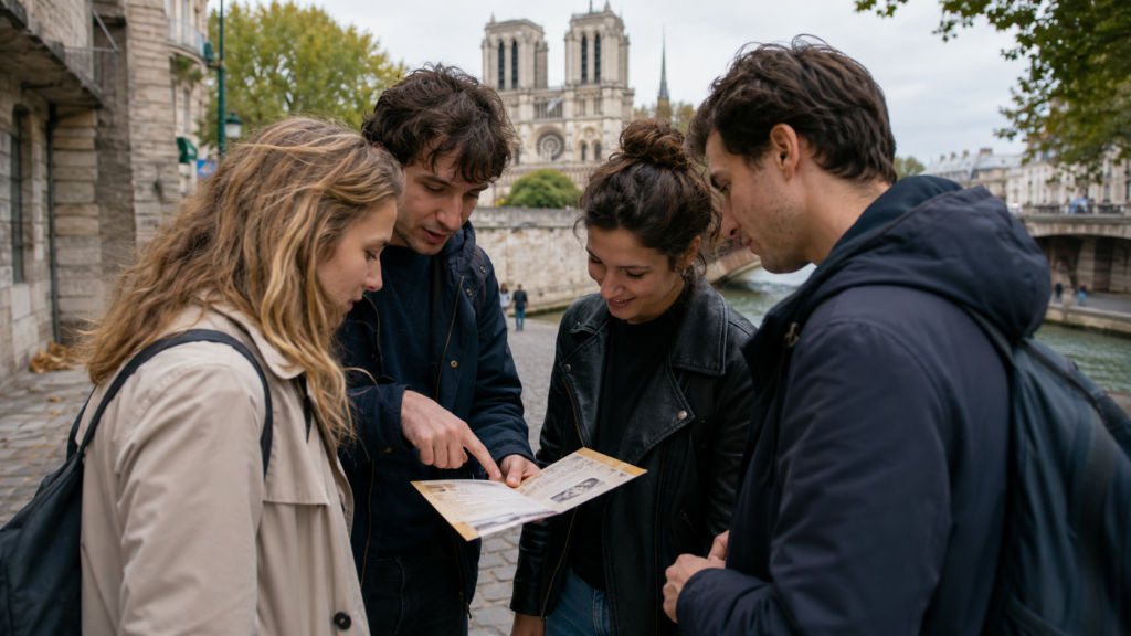 Escape game historique extérieur ville Paris