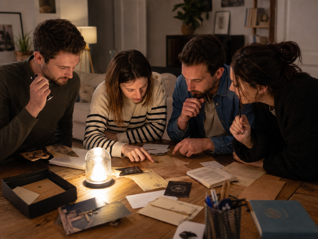 Jeux à faire entre amis escape game à la maison