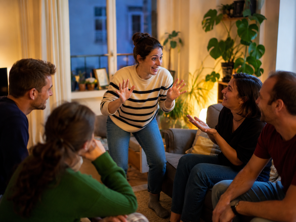 Jeux à faire entre amis Jeu du Mime