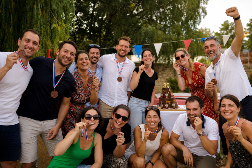 Olympiades anniversaire médailles fin du jeu