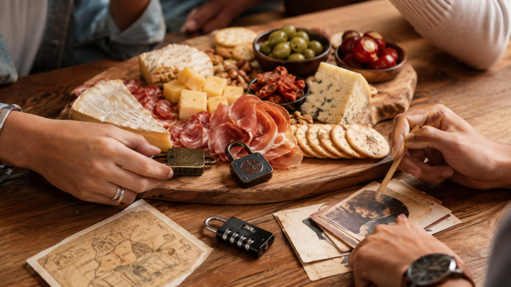 Escape game apéro planche gourmande