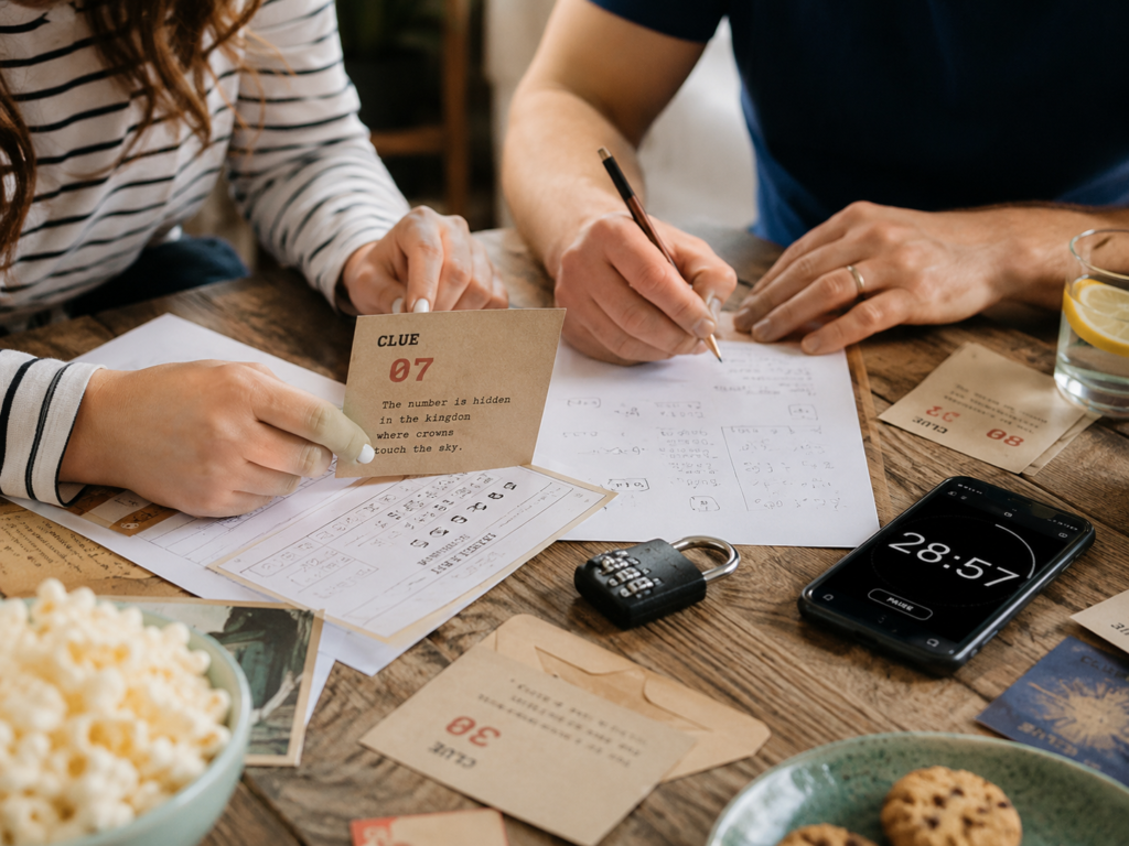 Escape game à domicile documents de jeu