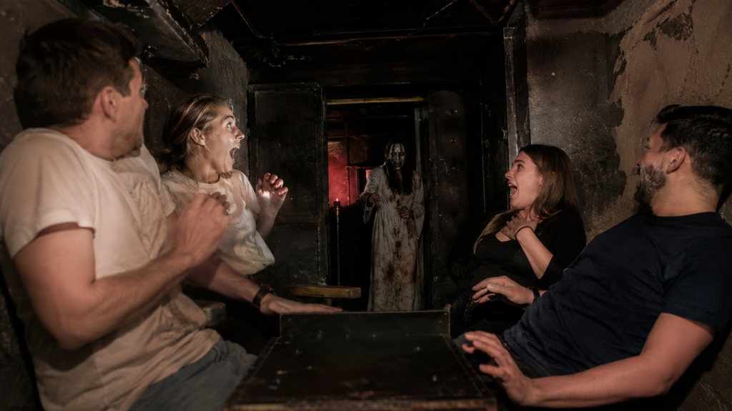 Escape game qui fait peur avec acteur