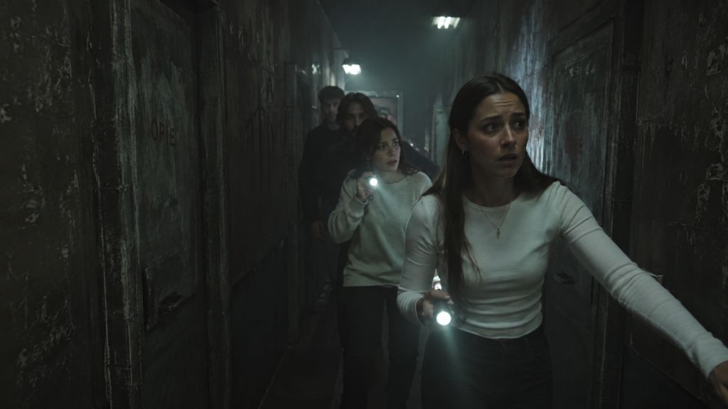 Escape game qui fait peur lampe torche