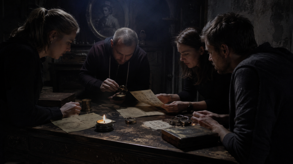 Escape game qui fait peur réflexion énigmes