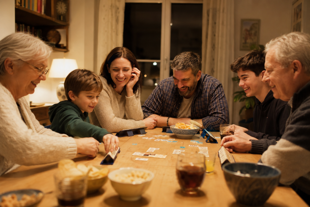 Jeux à faire en soirée en famille