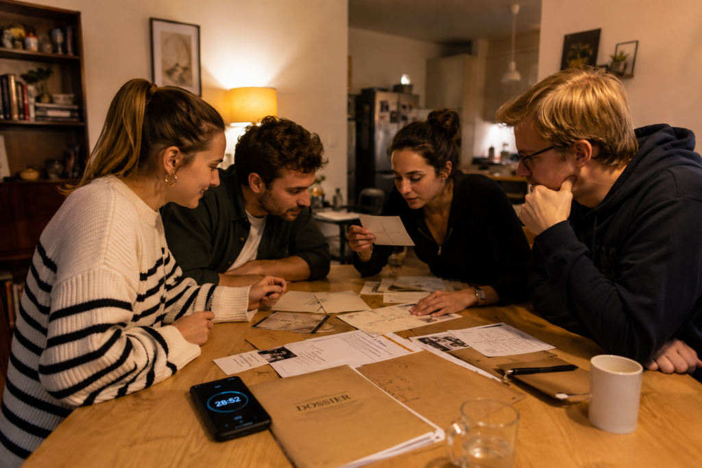 jeux à faire en soirée escape game