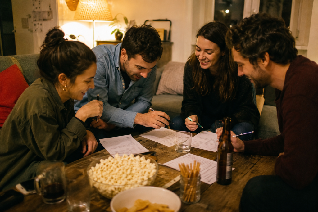 jeux à faire en soirée quiz