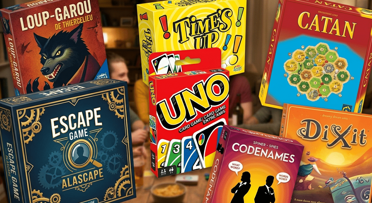 Jeux à faire en soirée jeux de société