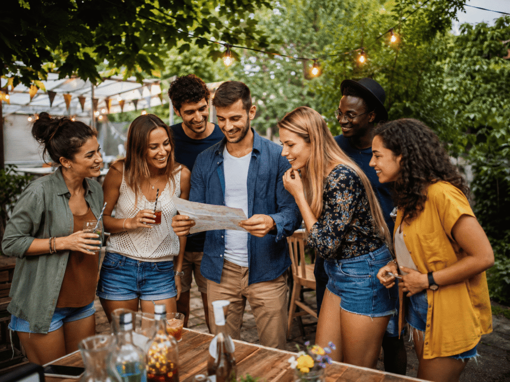 Jeux anniversaire adulte extérieur