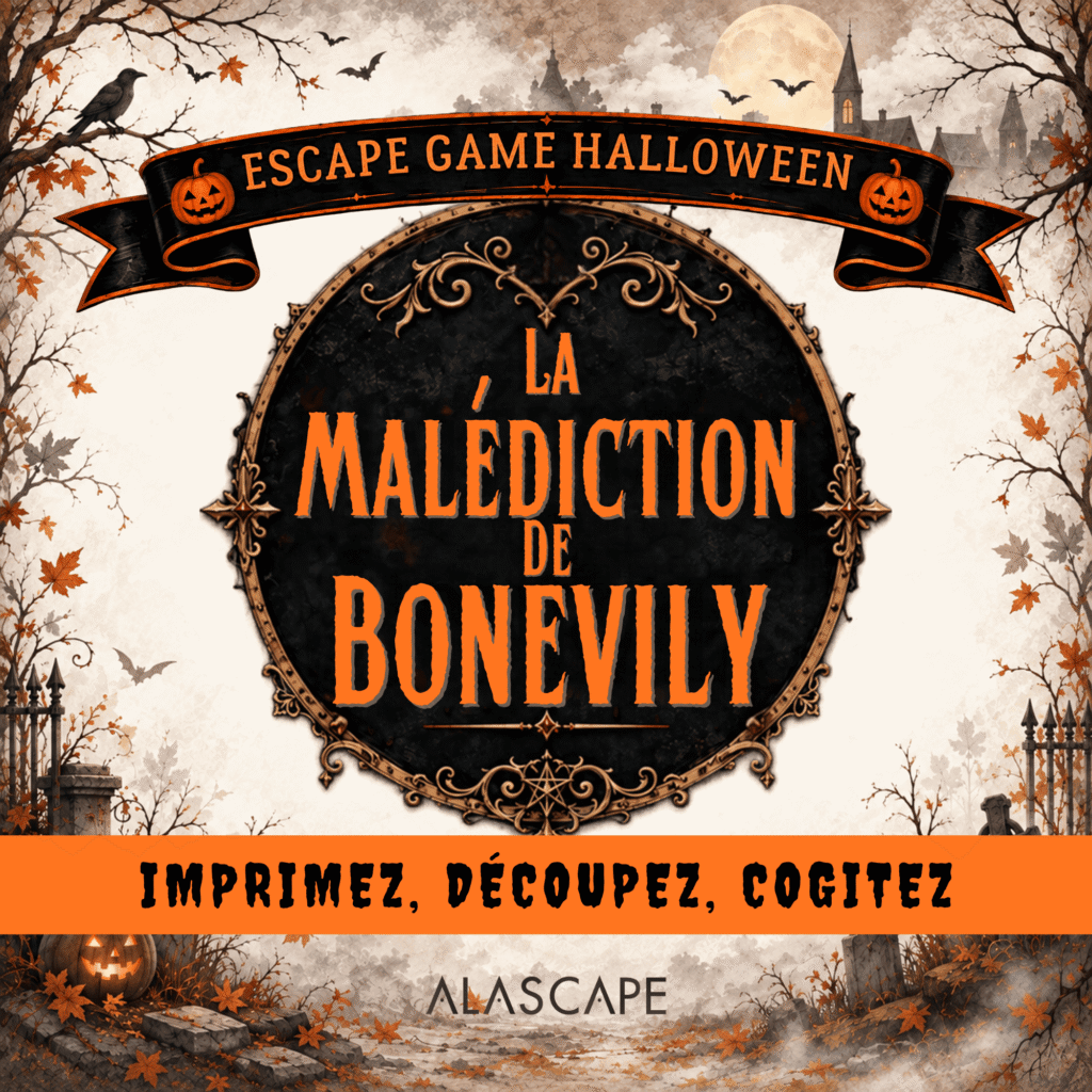 Escape game Halloween La malédiction de Bonevily